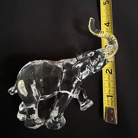 Lenox Elephant Figurine Full Lead Crystal, Trunk Up. Made in Germany - Picture 8 of 8